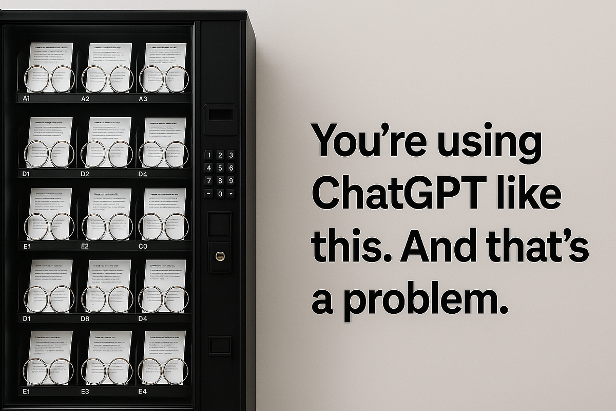 Illustrative example of chatgpt operator find cold email for vending machine