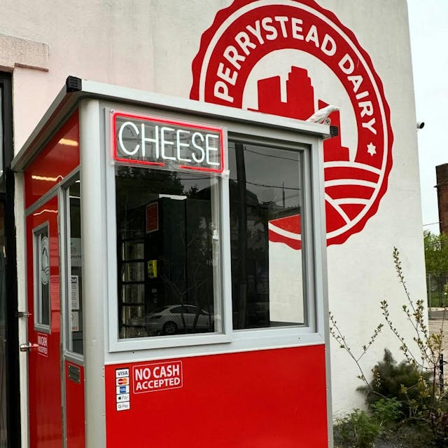 Illustrative example of cheese vending machine