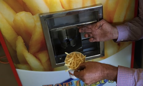 Illustrative example of chip vending machine