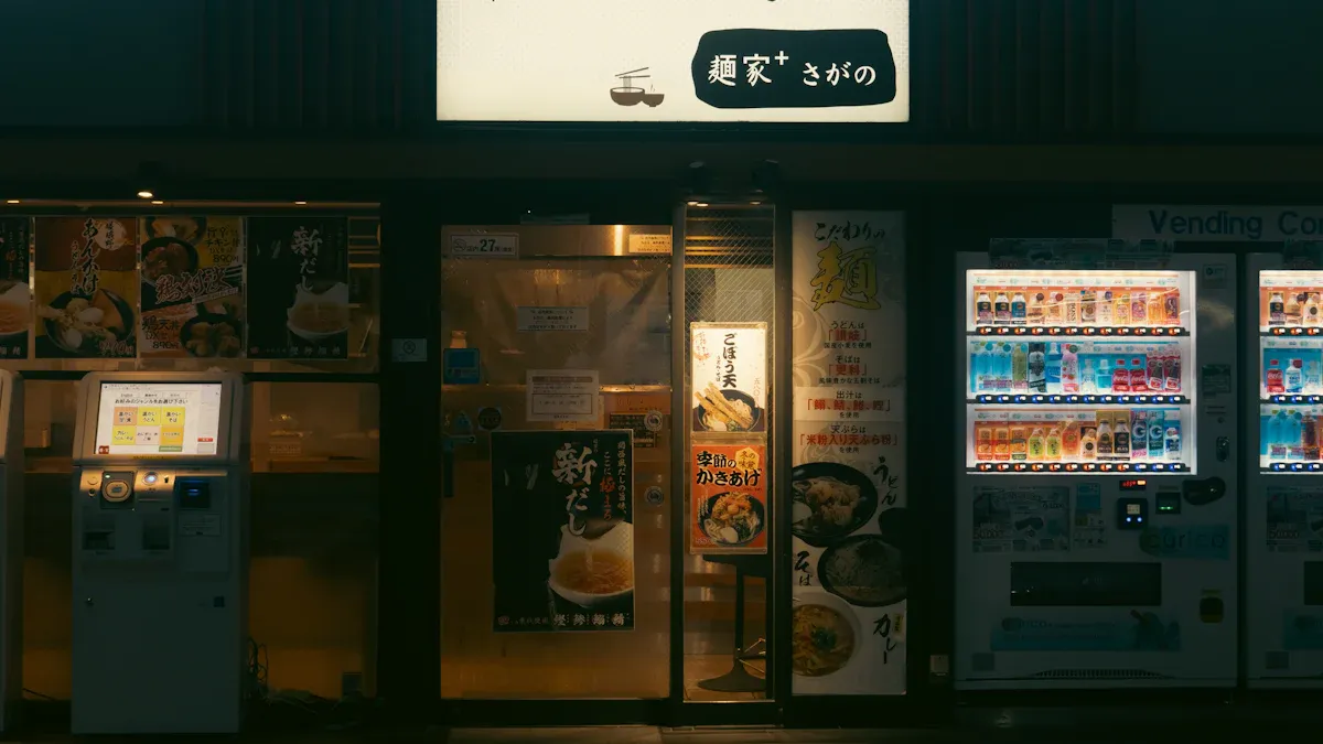 Illustrative example of chrono ark old vending machine