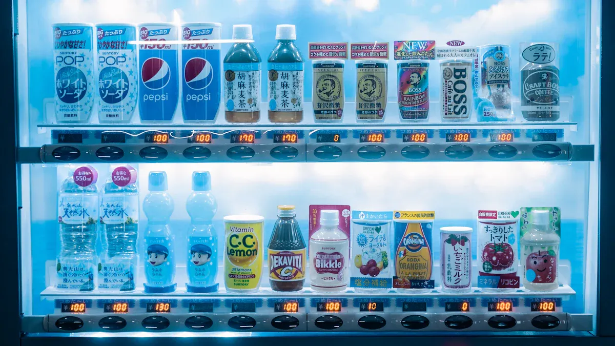 Illustrative example of chrono ark vending machine