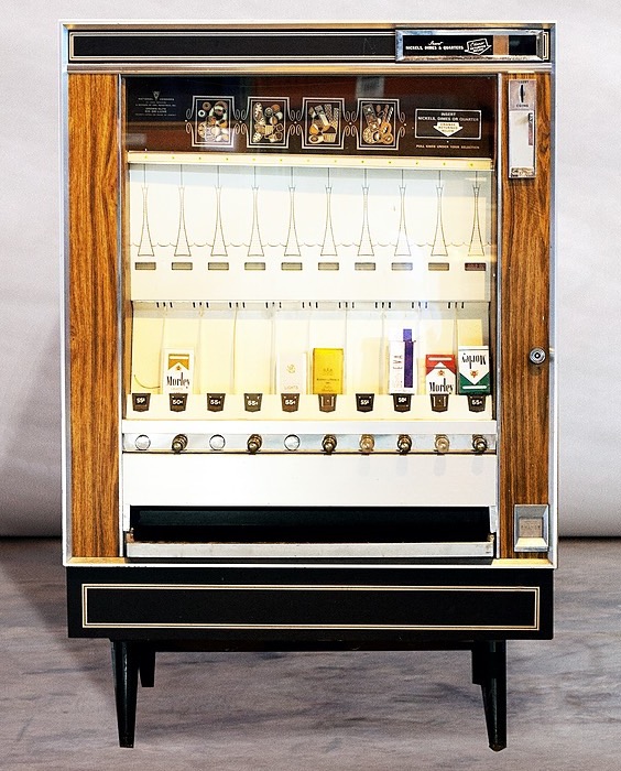 Illustrative example of cigarette vending machine for sale