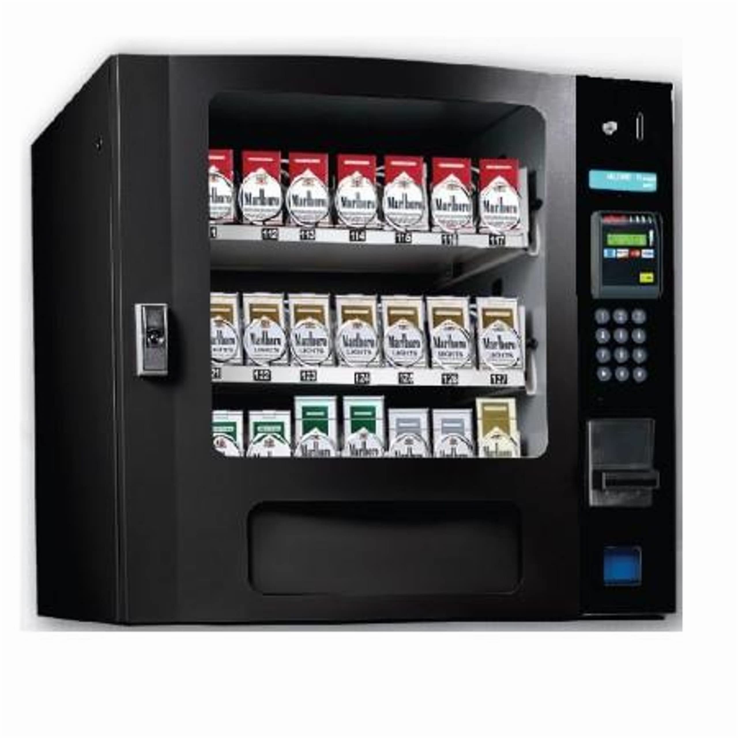 Illustrative example of cigarettes vending machine