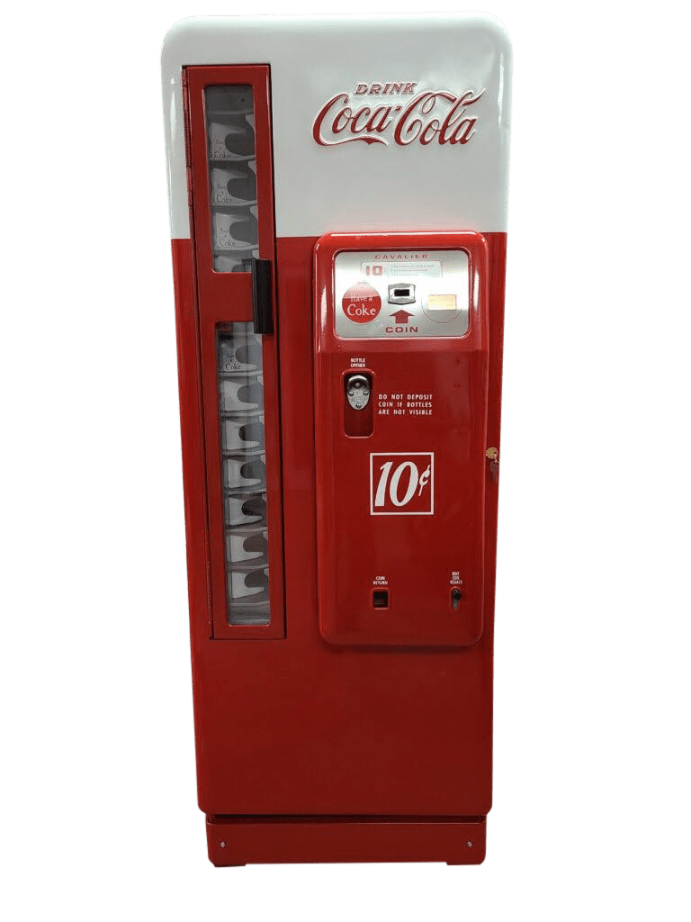 Illustrative example of coca cola cavalier vending machine