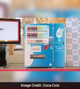 Illustrative example of coca cola hydrogen vending machine