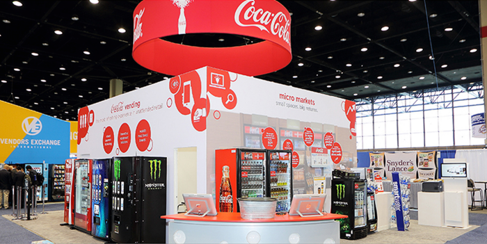 Illustrative example of coca cola vending machine