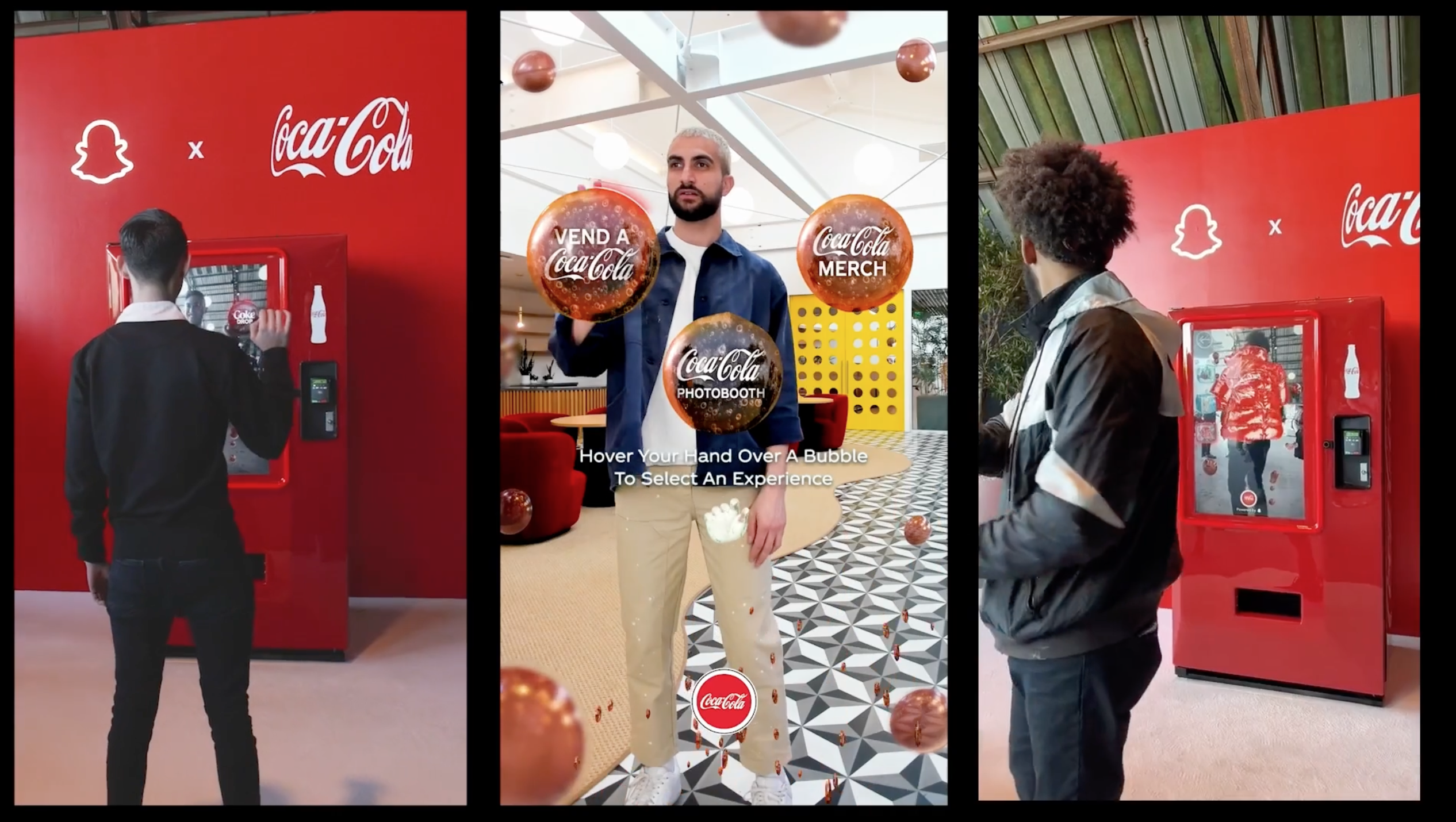 Illustrative example of coca vending machine