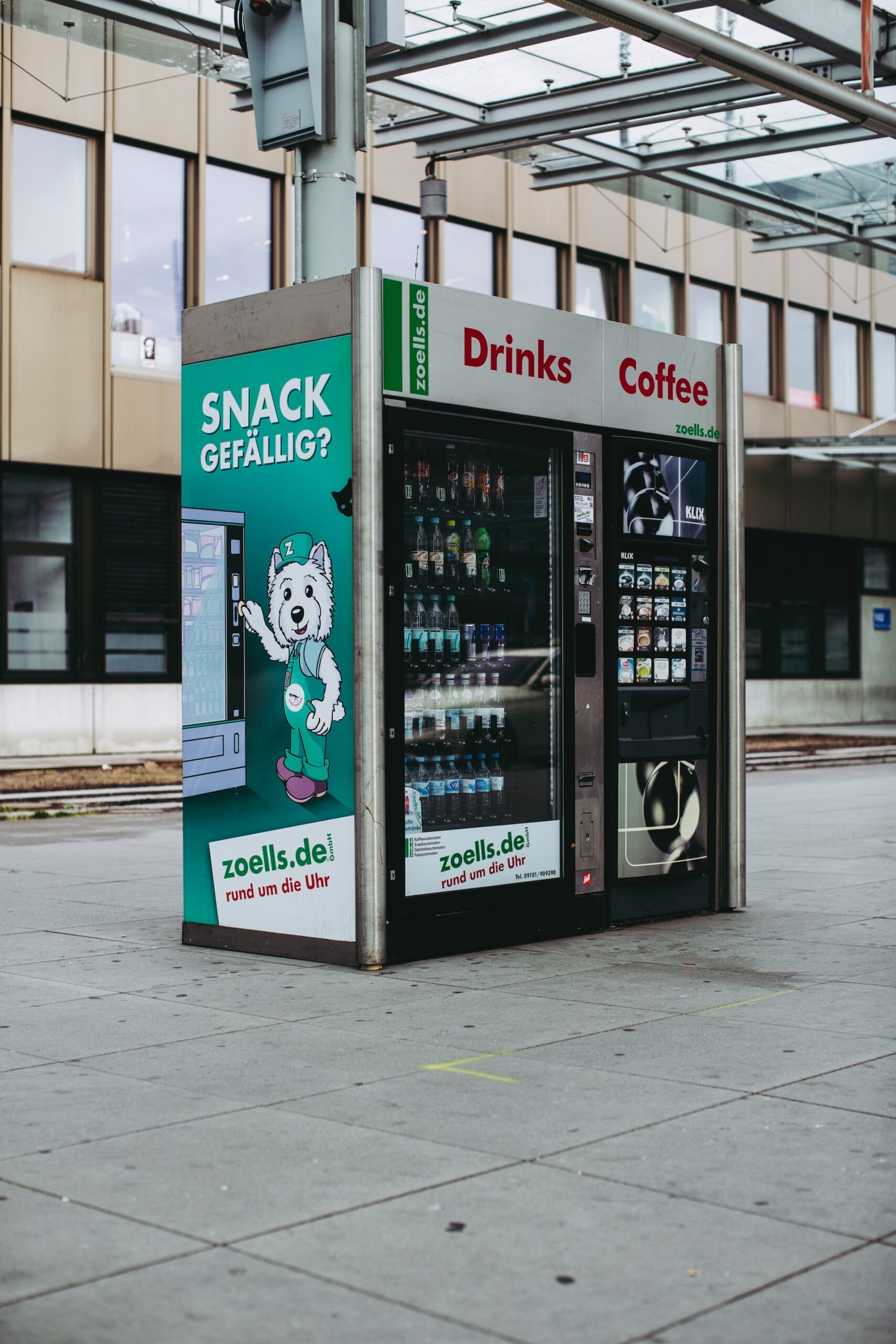 Illustrative example of coffee vending machine business