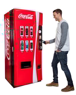 Illustrative example of coke vending machine