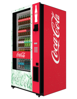Illustrative example of coke vending machine