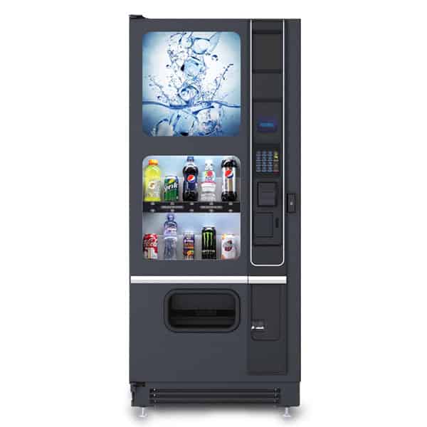 Illustrative example of cold beverage vending machine
