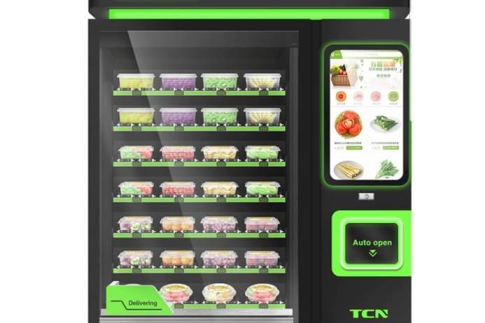 Illustrative example of cold vending machine