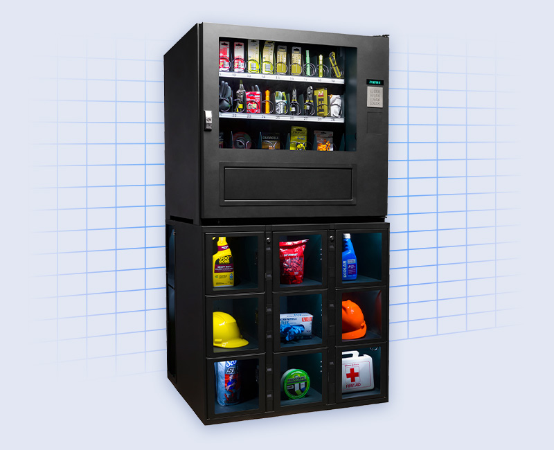 Illustrative example of combined vending machine