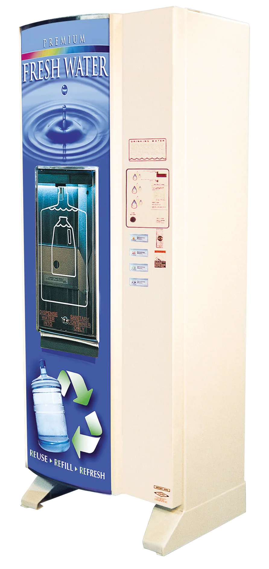 Illustrative example of commercial water vending machine