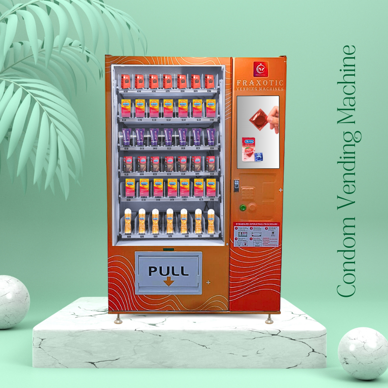 Illustrative example of condom vending machine