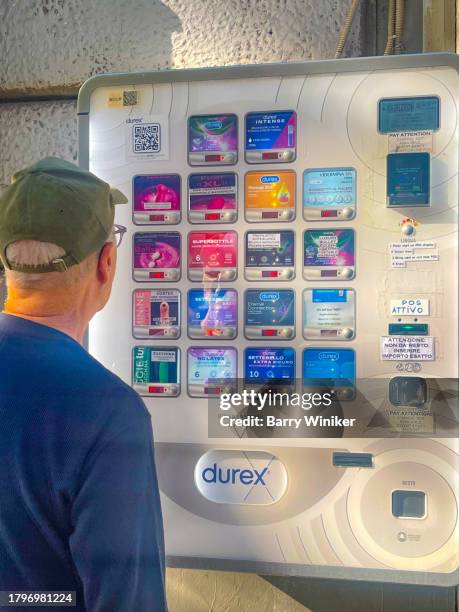 Illustrative example of condom vending machine