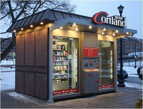 Illustrative example of convenience store vending machine
