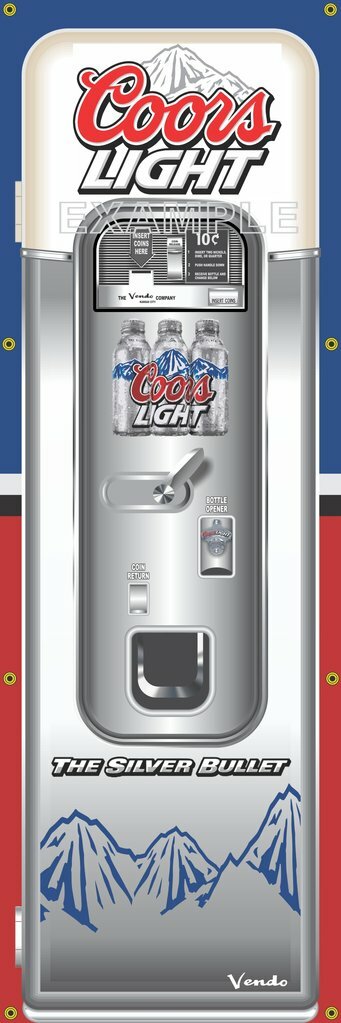 Illustrative example of coors light beer vending machine