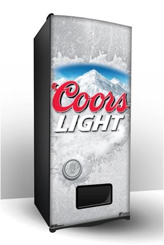 Illustrative example of coors light beer vending machine