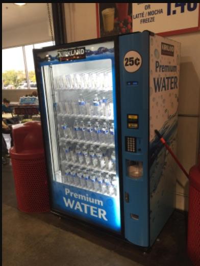 Illustrative example of costco vending machine