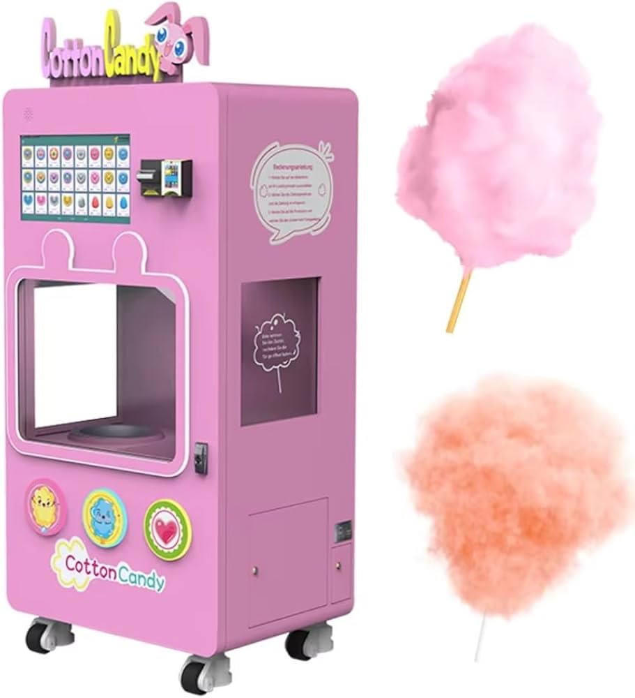 Illustrative example of cotton candy vending machine for sale