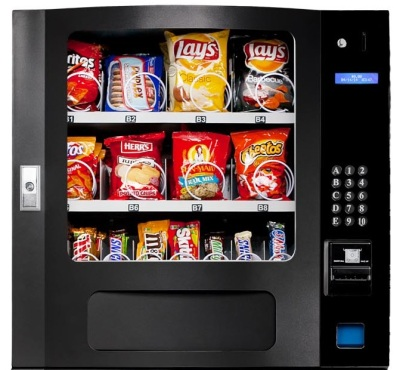 Illustrative example of counter top vending machine