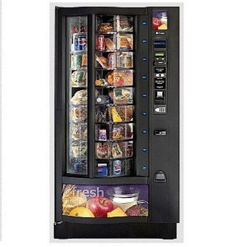 Illustrative example of crane national vending machine