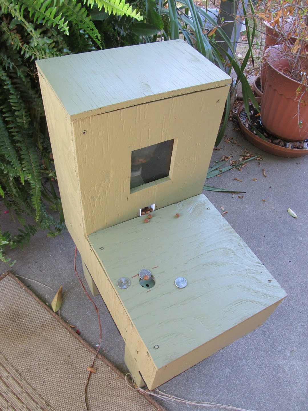 Illustrative example of crow vending machine