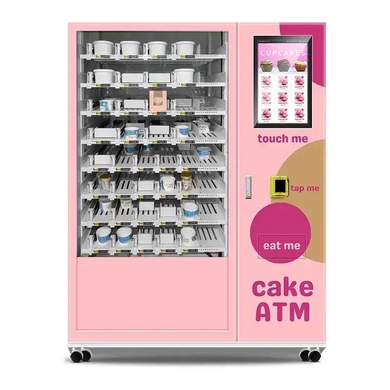 Illustrative example of cupcake vending machine