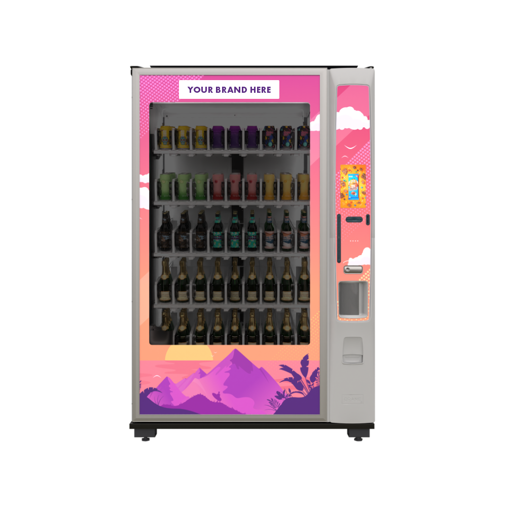 Illustrative example of custom vending machine cost