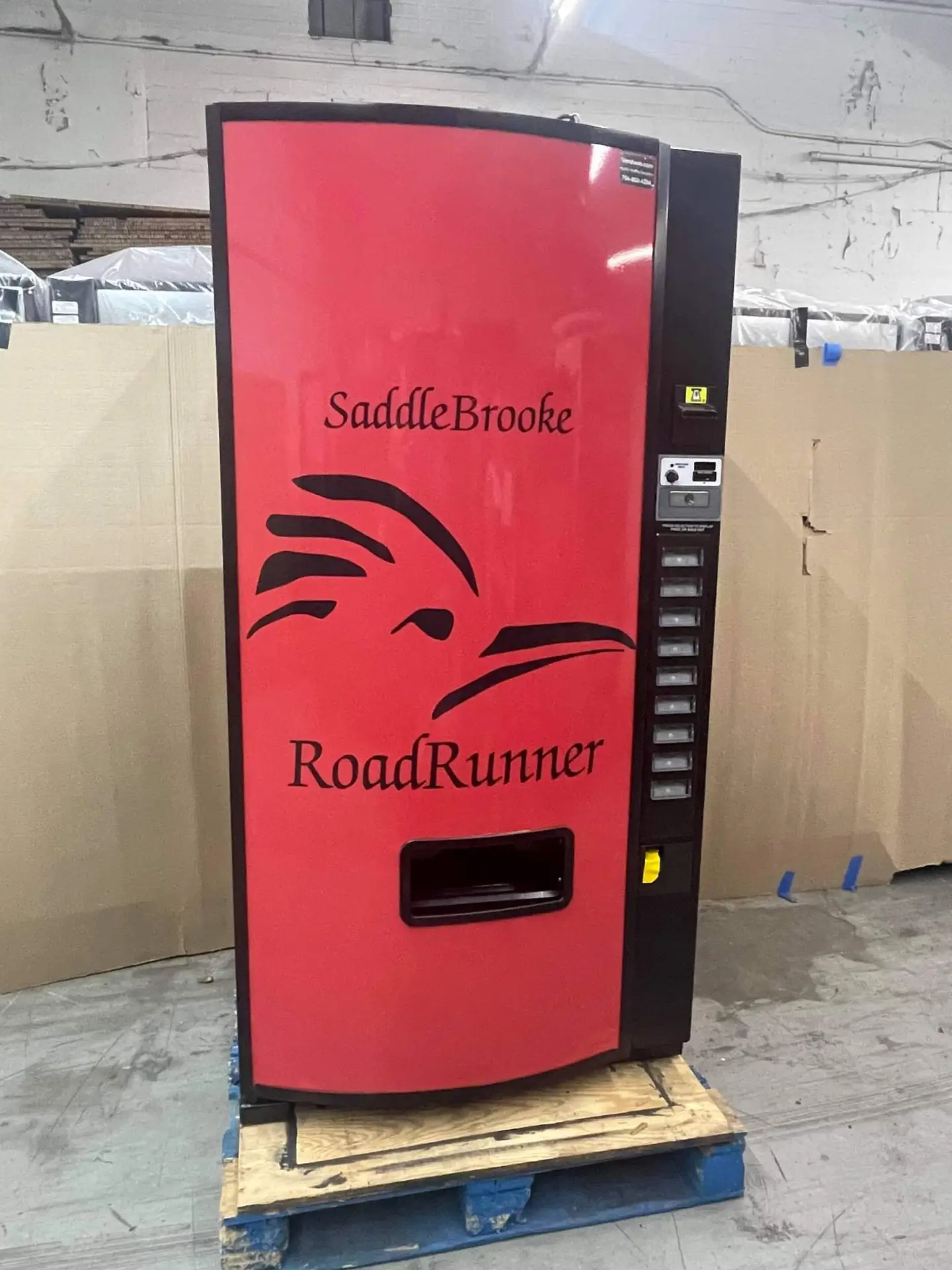 Illustrative example of custom vending machine