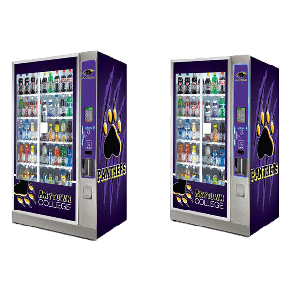 Illustrative example of custom vending machines