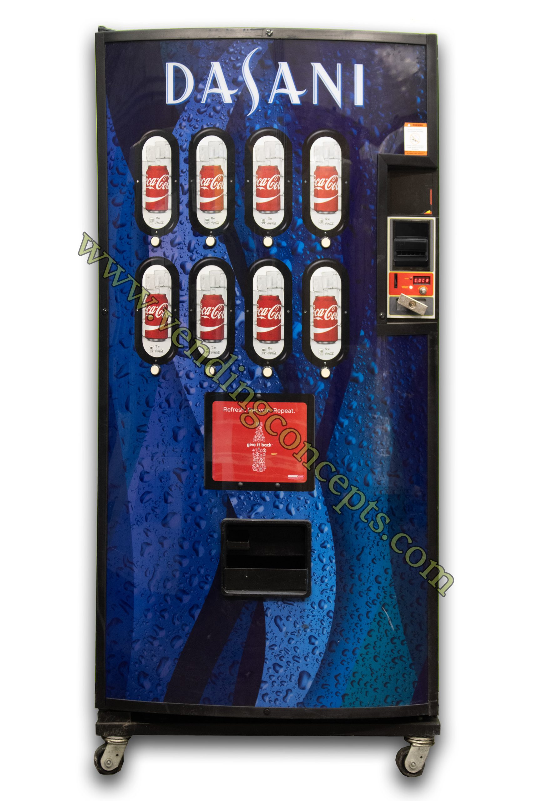 Illustrative example of dasani vending machine