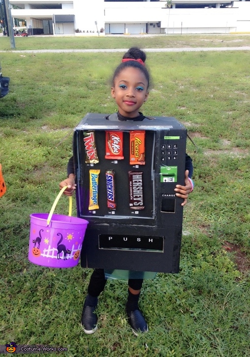 Illustrative example of diy vending machine costume