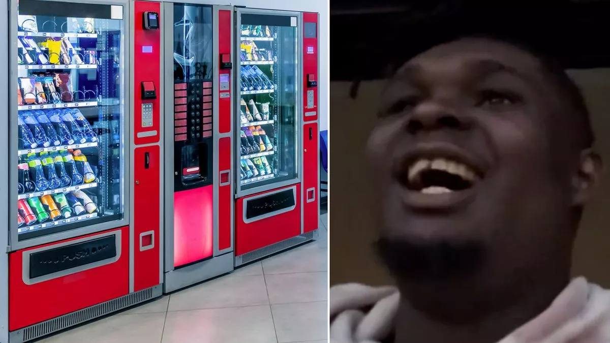 Illustrative example of dj burns vending machine