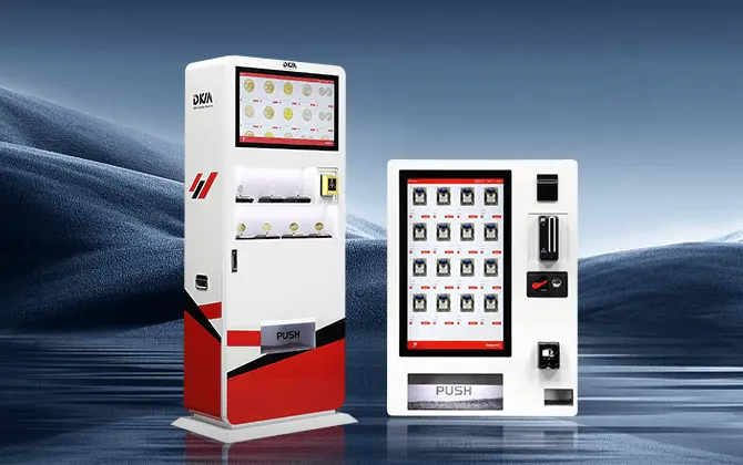 Illustrative example of dkm vending machine