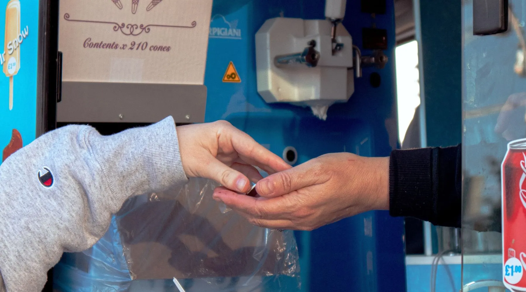 Illustrative example of do vending machines take pennies