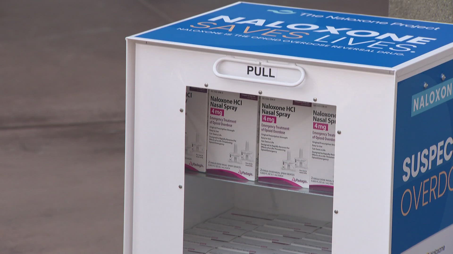 Illustrative example of dpd naloxone vending machines denver