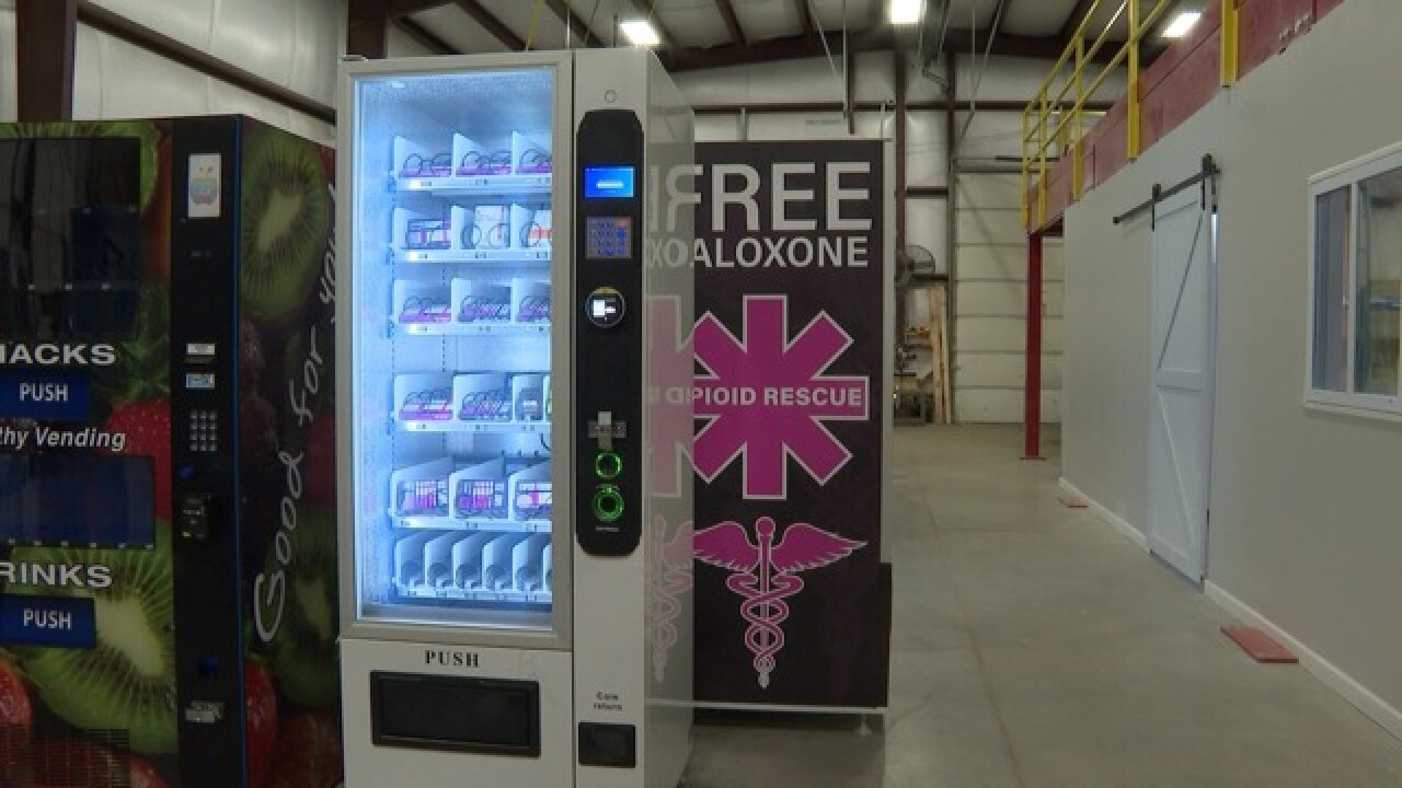 Illustrative example of dpd naloxone vending machines denver