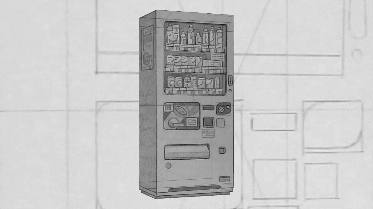 Illustrative example of draw vending machine