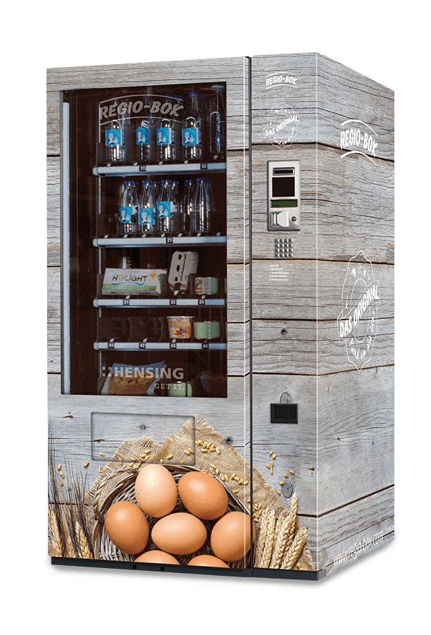 Illustrative example of egg vending machine