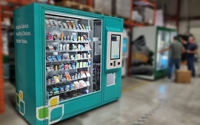 Illustrative example of electronic vending machine