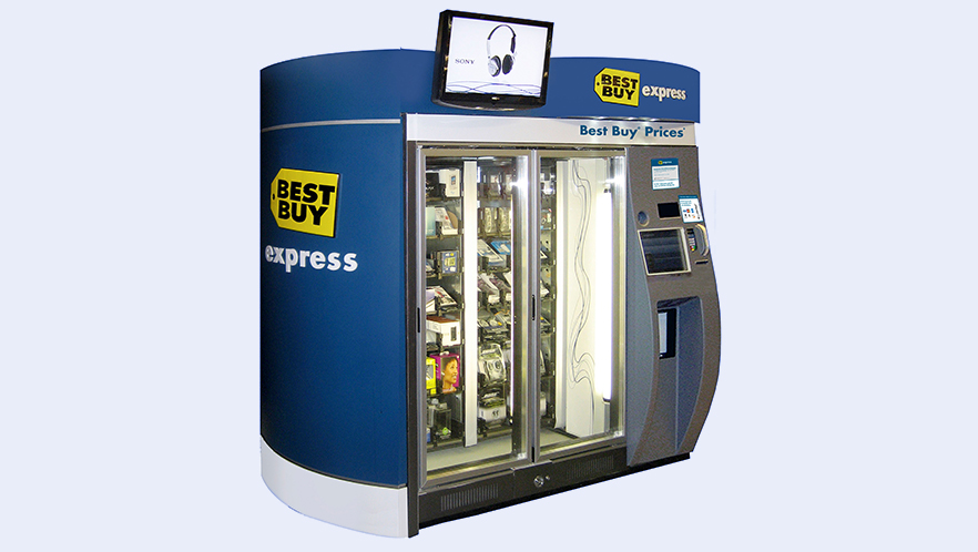 Illustrative example of electronics vending machine