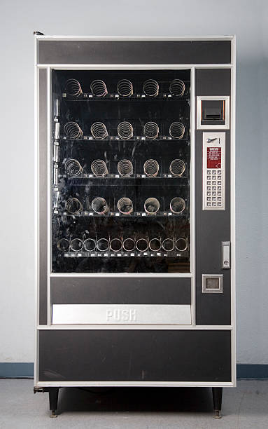 Illustrative example of empty vending machine