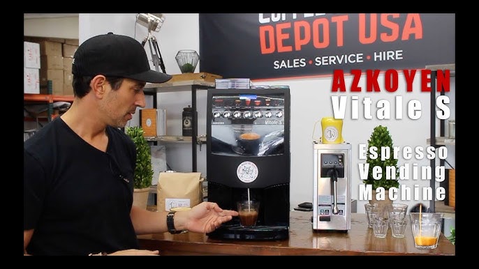 Illustrative example of espresso vending machine
