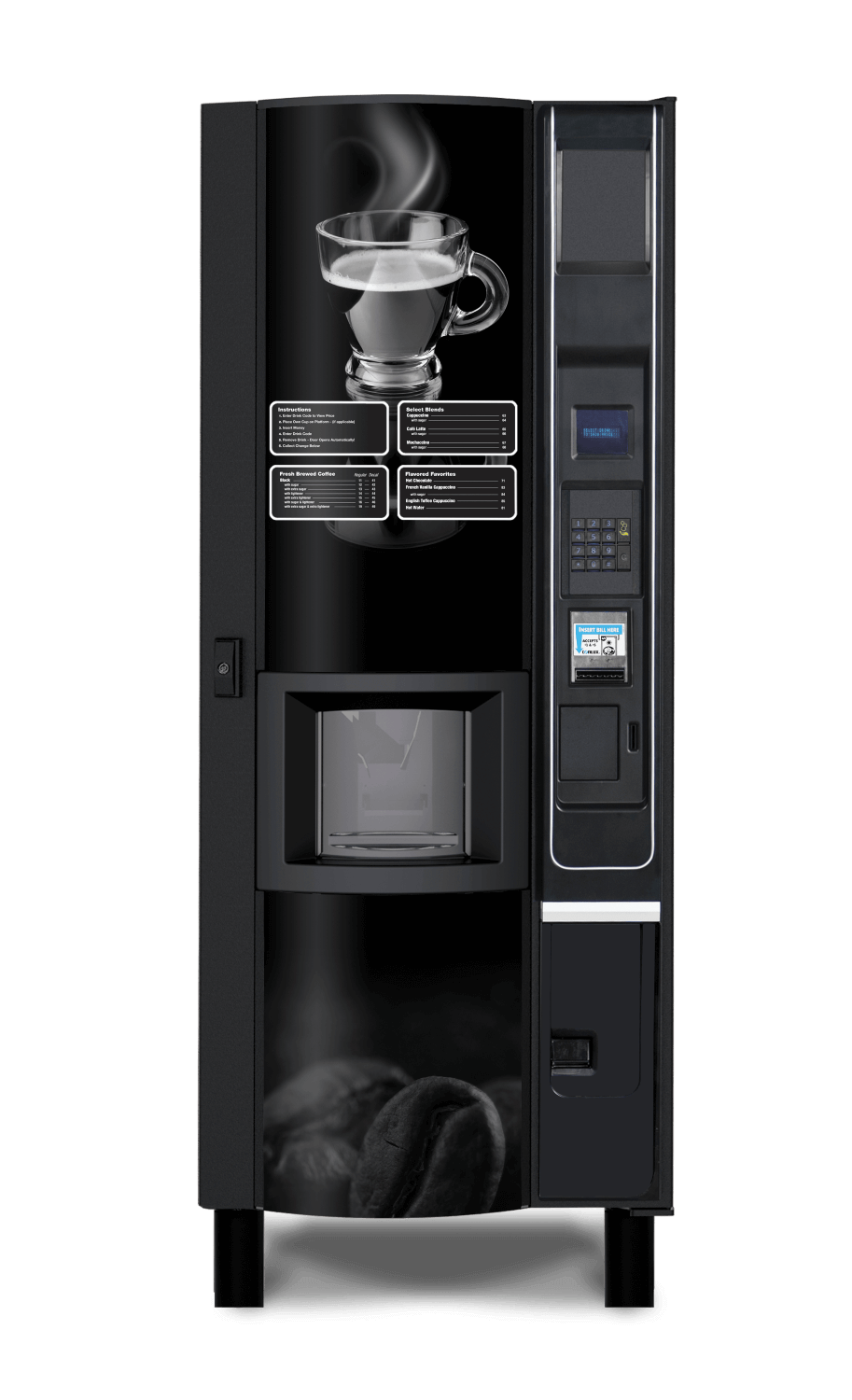 Illustrative example of espresso vending machine