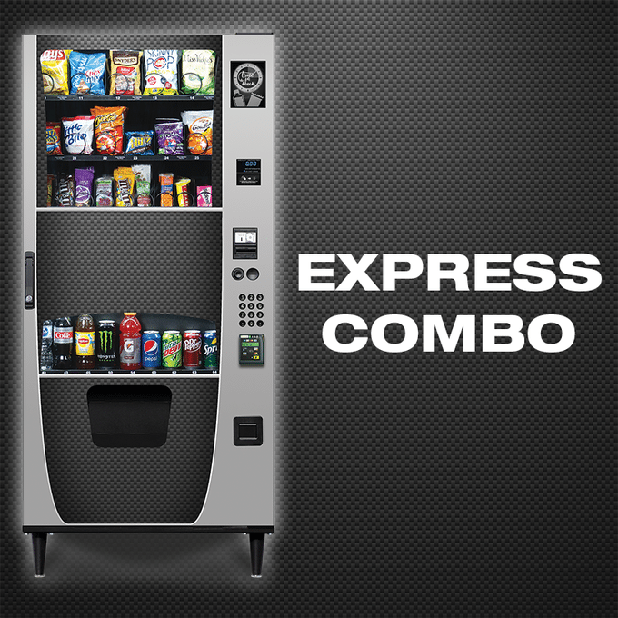 Illustrative example of express combo vending machine