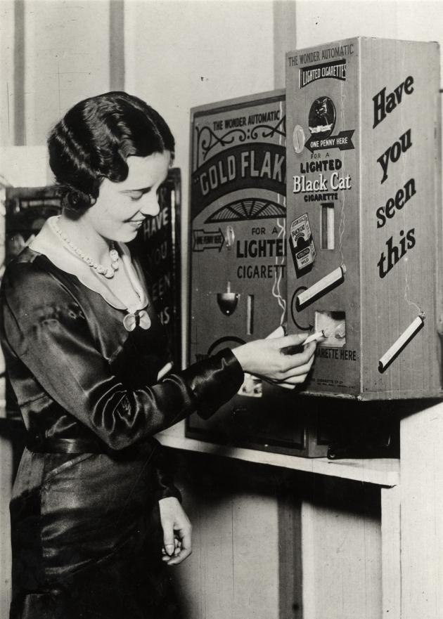 Illustrative example of first vending machine