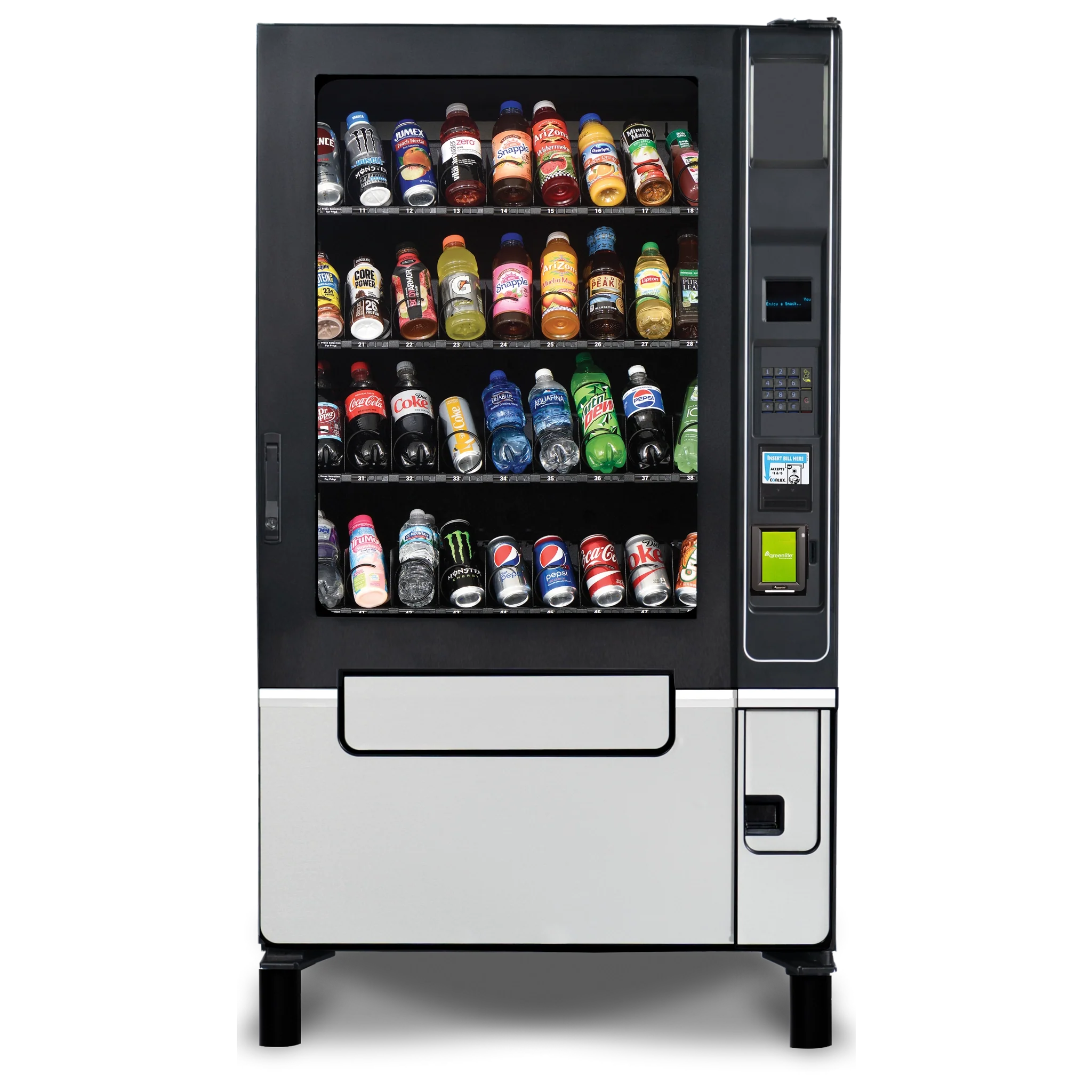 Illustrative example of fizzy drink vending machine