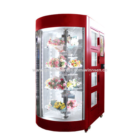 Illustrative example of flower vending machine for sale